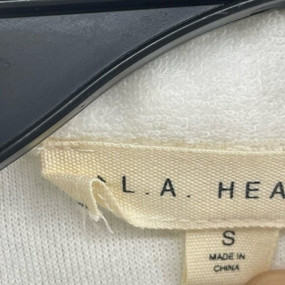 L.A Hearts Dress Women's Sz S White Terry Collared Button-Up Bodycon Sleeveless - Picture 11 of 12